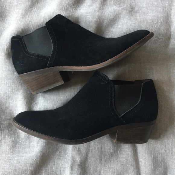 Lucky Brand Shoes - Lucky Brand black suede ankle booties